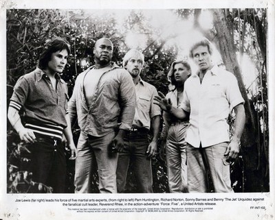 Joe Lewis + Richard Norton + Sonny Barnes in Force: Five (1981)   Photo 1213K