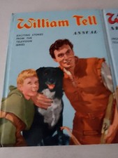 WILLIAM TELL TV ANNUALS  1959 AND 1960 IN VGC AND RARE