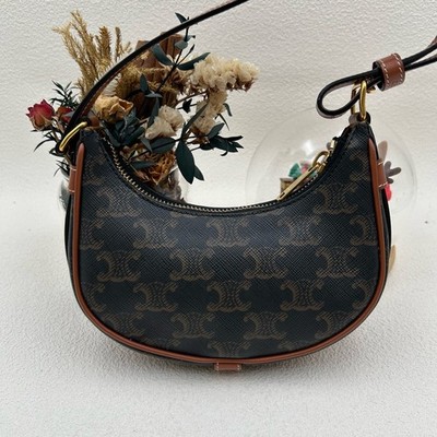 CELINE Mini AVA Triomphe Logo Shoulder Bag