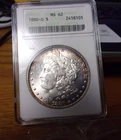 1880-O Morgan dollar ANACS ms62