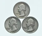 TOUGH 1941 1936 1941 Washington Quarter 90% Silver Lot *805