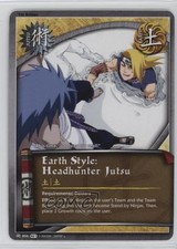 2011 Naruto CCG: Shattered Truth 1st Edition Earth Style: Headhunter Jutsu #J806