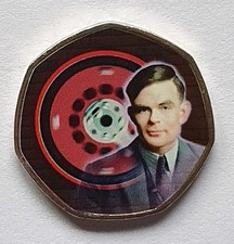 Alexander Graham Bell The History of Britain Through The Ages 50p Shaped Coin