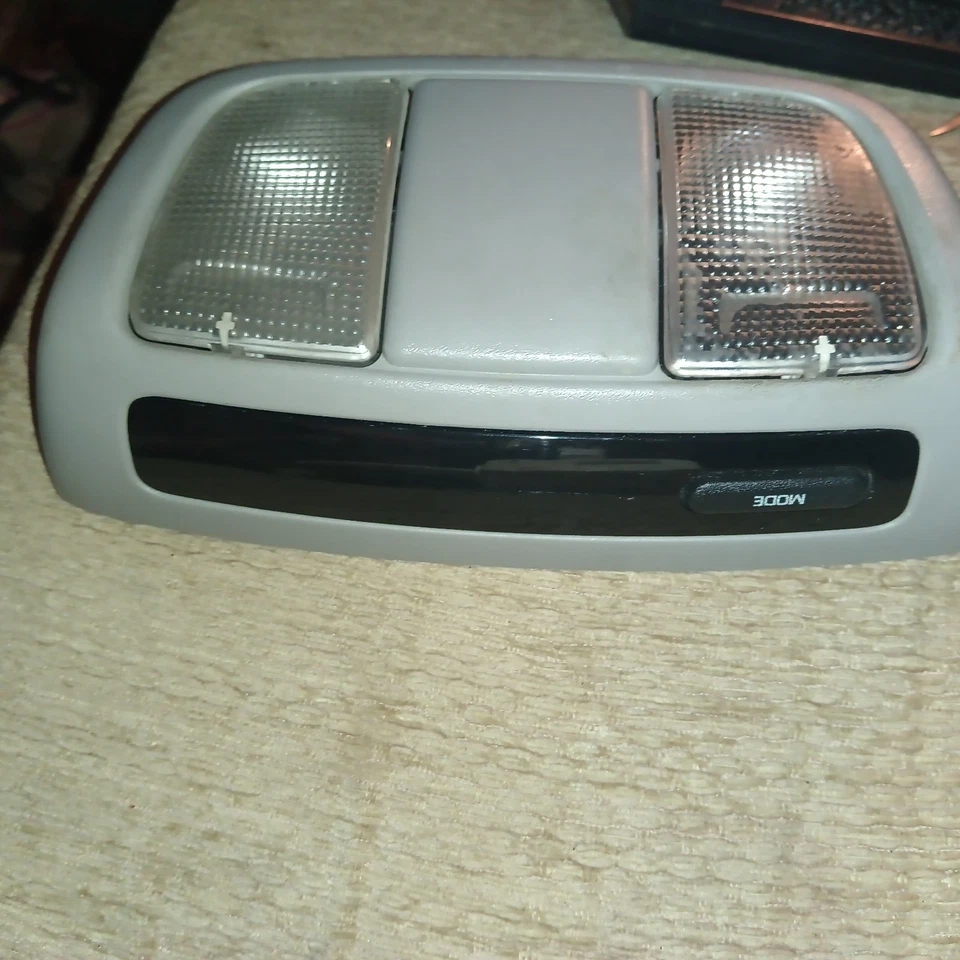 Nissan Xterra Frontier 2002-2004 mapa superior cúpula interior gris claro OEM Foto 2 de 4