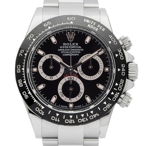 Rolex Daytona 116500 Ceramica in acciaio inox 40mm automatico 1 anni di  garanzia | eBay