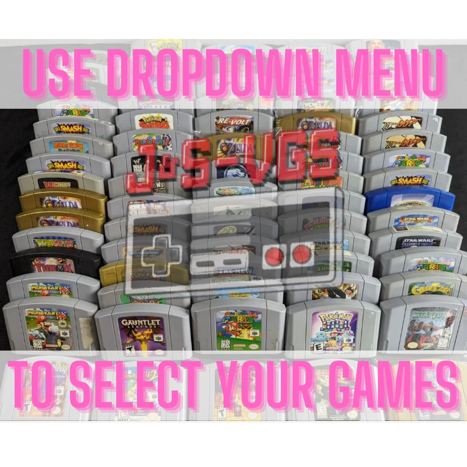 Nintendo 64 N64 Games Authentic OEM Tested - Pick Your Game Zelda DK #1 - Image 2 of 4