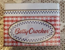 vintage betty crocker keepsake recipe box 16 classic recipes - new & sealed
