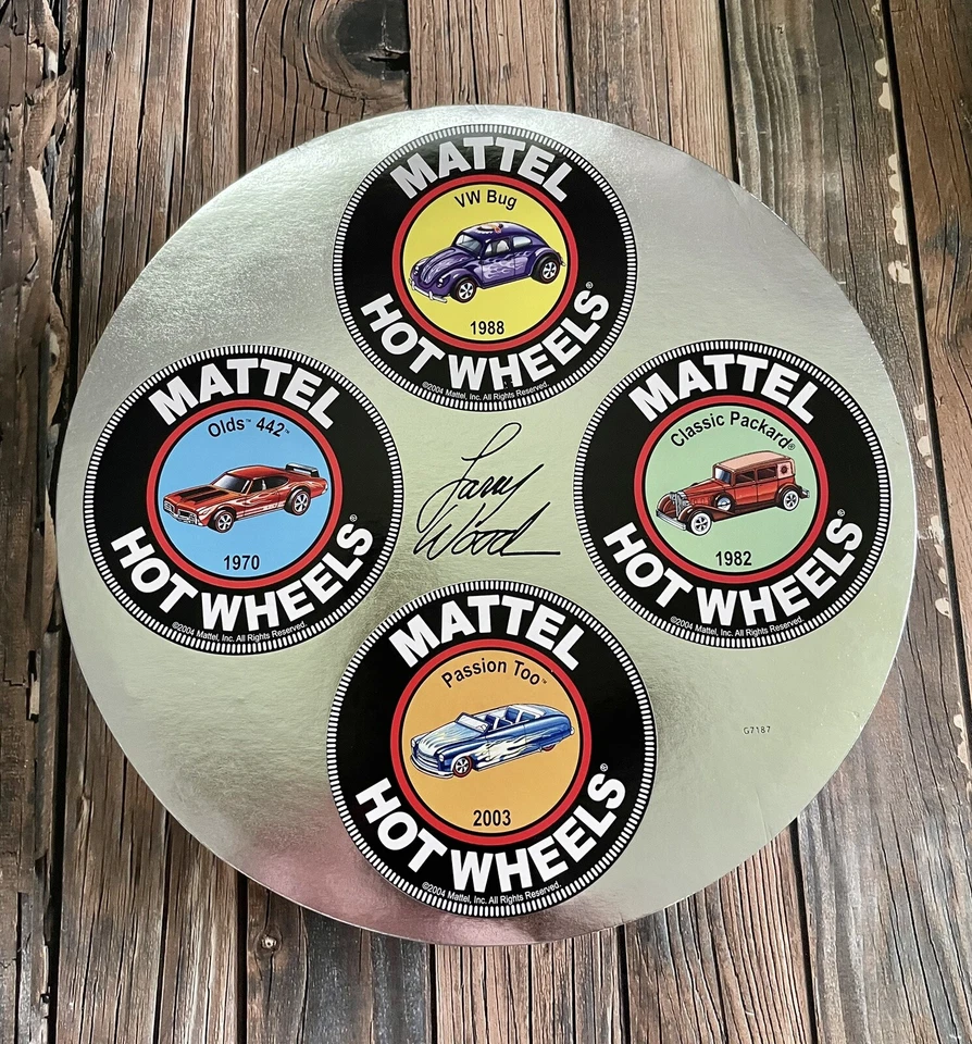 Hot Wheels Larry Wood World Tour Box 2004 RLC *SOLO CAJA* Sin exhibición de autos solamente Foto 3 de 3