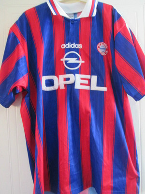 bayern Munich 1995-1997 Home Football Shirt Size 46-48'' Adult /39314
