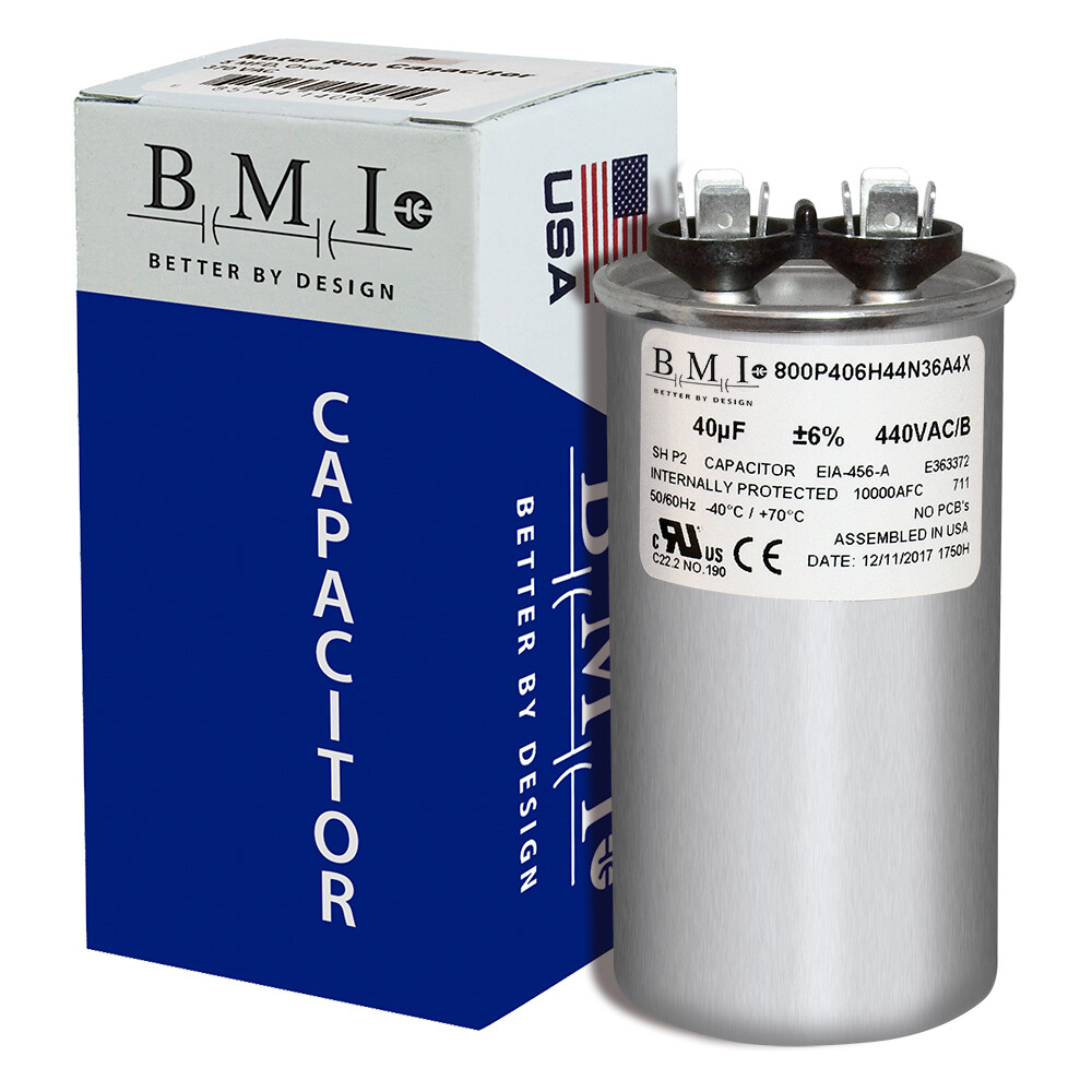 40UF 440V Run Capacitor replaces Baldor OC3040F09 325P406H37N30A4XBA OC3040F18