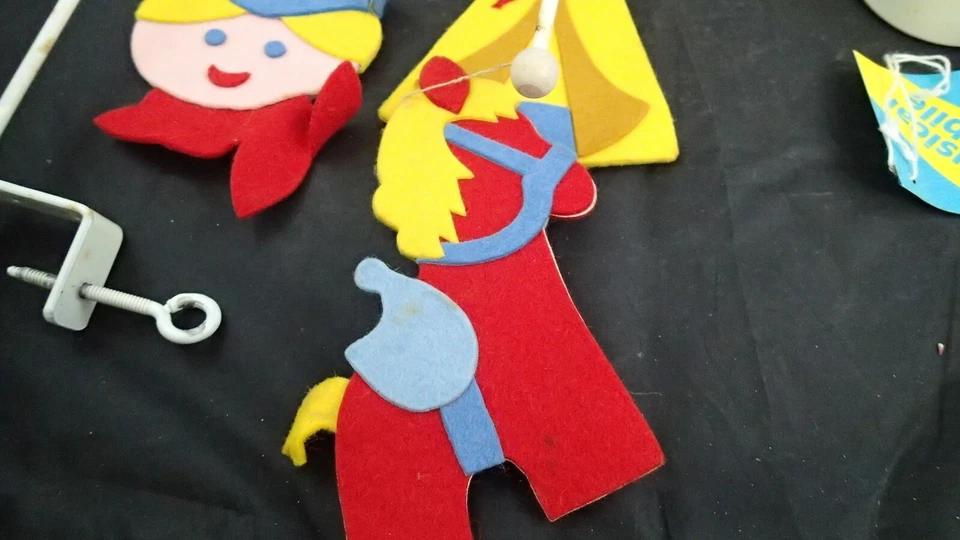 Vintage Eden Mobile Musical Cowboys & Indians In Box Rare Plus Mobile W Germany - Image 2 of 4