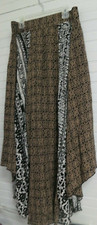MYSTREE LONG Maxi Style Small Boho Elastic back Flow Brown White Black LNC B-2