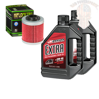 Oil And Filter Change Kit For 2012 Can-Am DS 450 XXC Maxima Synthetic  5W-40