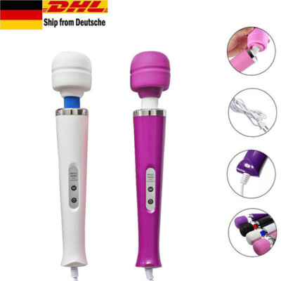 Massagestab 10 Intensitäten Entspannung Massagegerät leise EU-Stecker