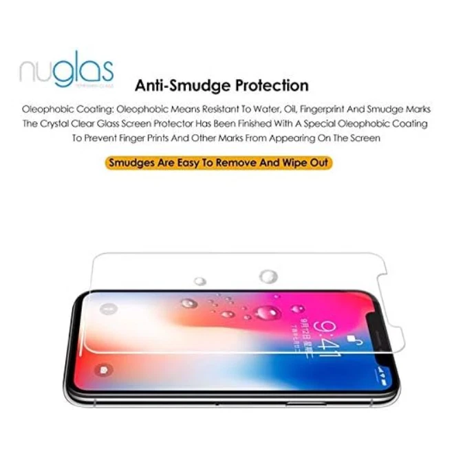 5D Japan Asahi Tempered Glass Protector iPhone X/XS Full Screen Curved Edge 2PCs - Image 4 of 4