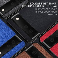 Shockproof Hybrid PU Leather Case For Google Pixel 8 7 6 Screen Protector