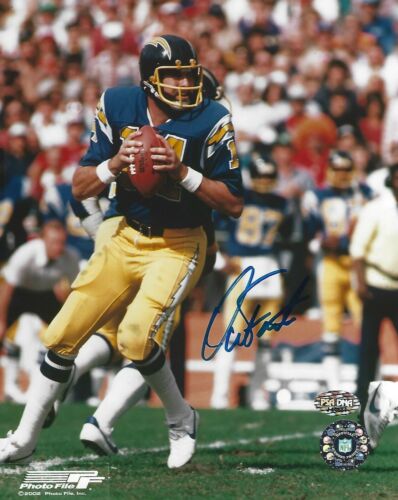 Dan Fouts Signed Chargers 8x10 Photo PSA/DNA COA Air Coryell Picture Autograph 2 - Picture 1 of 12
