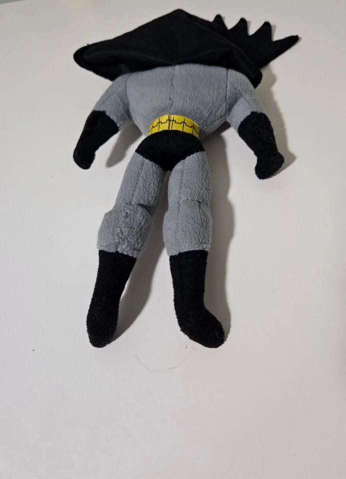 BATMAN PLUSH TOY PLASTIC HEAD 90S 29CM DC COMICS - image 3 of 4