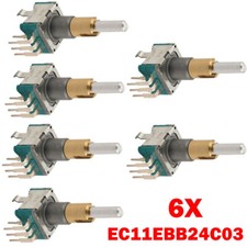 6x EC11EBB24C03 Dual Axis Encoder With Switch 30 Positioning Number 15 Pulse US