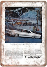 Vintage 1966 Mercury Ad Retro Look Metal Sign A7647