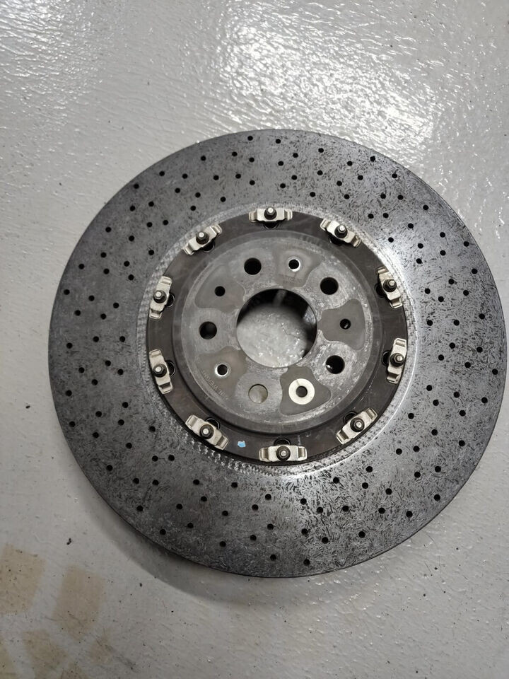 ✝️08-14 FERRARI CALIFORNIA FRONT BRAKE ROTOR CARBON CERAMIC 274233 OEM
