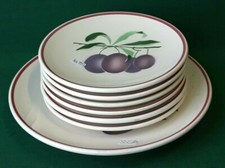 PREZIOSO SERVIZIO PIATTI DA FRUTTA RICHARD GINORI MONDOVÌ 7 PEZZI. SSS78