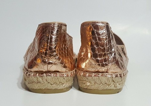 Aperlai Paris Espadrilles Alpargata Snake Print Flats Womens Size 9.5 - 10 / 40 - Picture 5 of 8