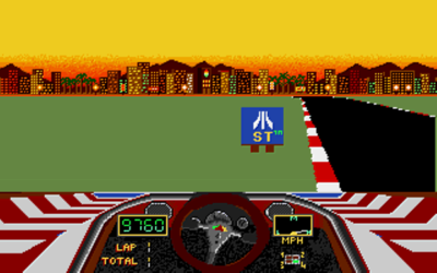 Jeu TURBO ST Pour Ordinateur Atari ST 520 / 1040 STF / STE / MEGA (bon état)