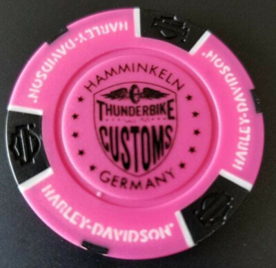 HD NIEDERRHEIN THUNDERBIKE~Germany ~ Harley International Chip~(NeonPink/Blk)