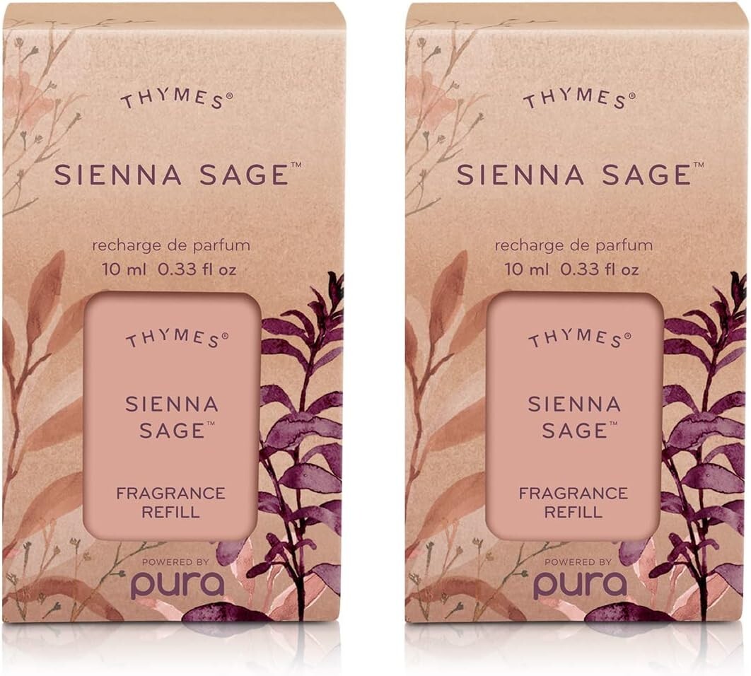 Thymes Sienna Sage Pura Smart Home Plug-in Diffuser Refills Pack