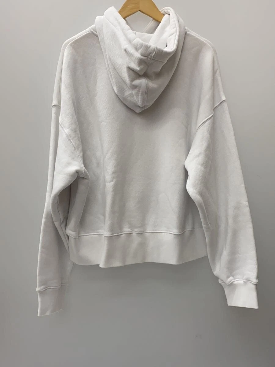 Felpa con cappuccio Palm Angels S cotone bianco usata