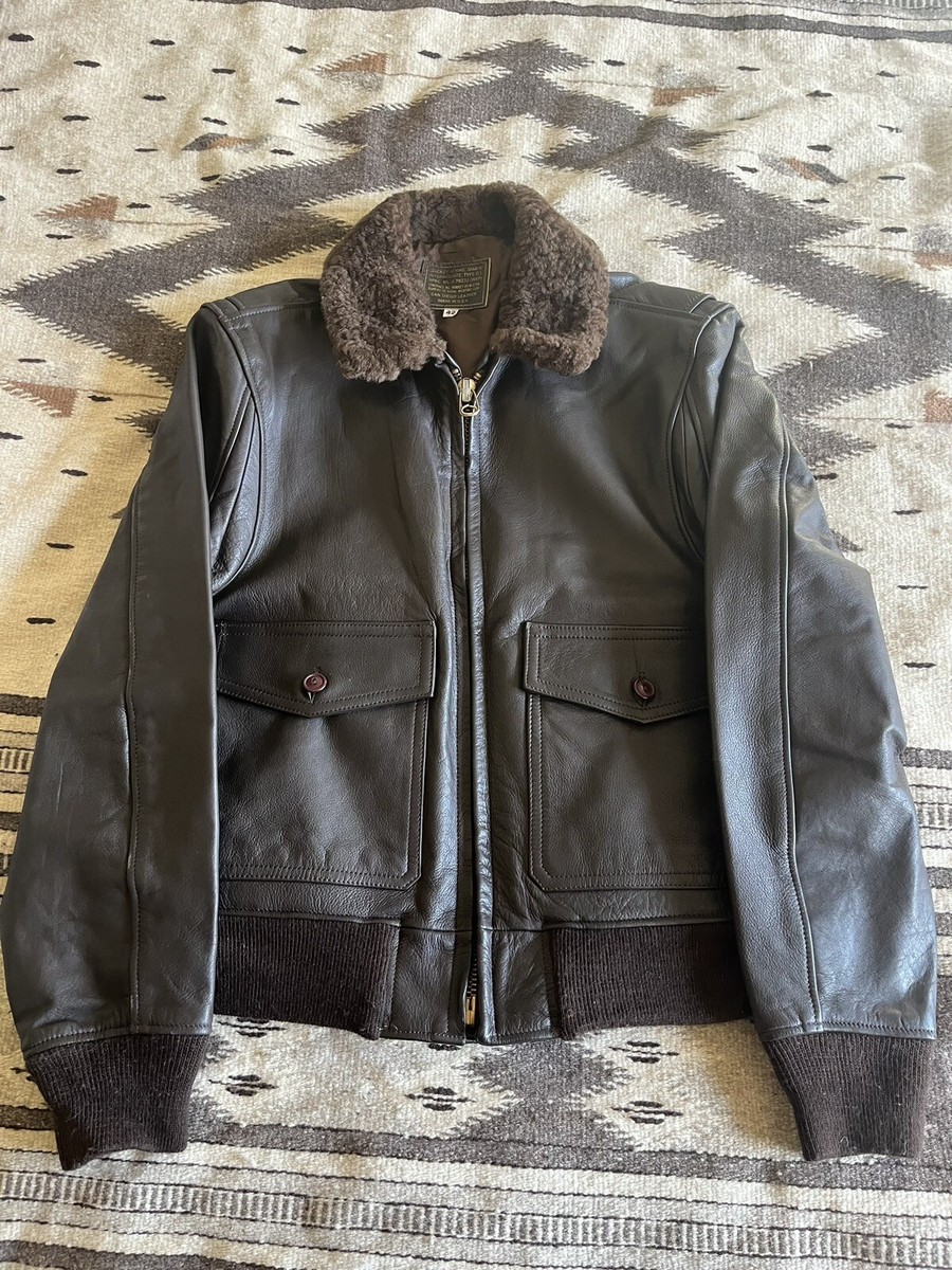 80s G-1 leather flight jacket 米軍実物 80s G-1 leather flight jacket 米軍実物