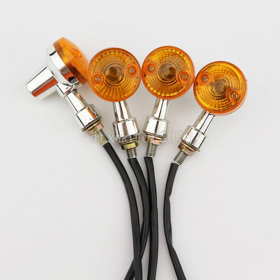 Mini señales de giro de plástico de 2,4" para Suzuki GS 450 500 550 650 750 850 1100 1150 Foto 3 de 4