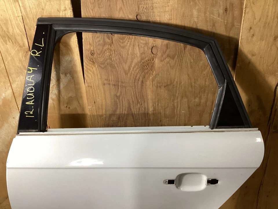2009-2016 Audi A4 Rear Left Driver Side Door Shell White OEM . Foto 3 de 4
