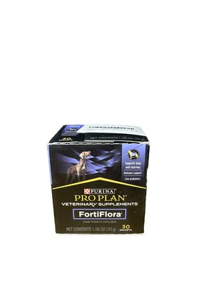 Purina Pro Plan Supplements FortiFlora Probiotics Dog 30 Sachets EXP. 04/2025