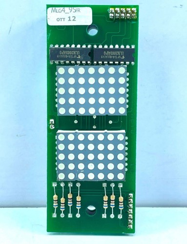 MLG4_9SFR OTT 12 SM.04VS/C Serial Dot-Matrix Elevator LED Indicator Board - Bild 2 von 13