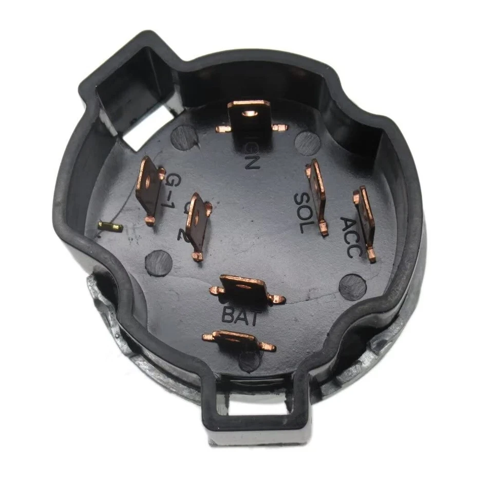 Interruptor de partida do cilindro de trava de ignição no painel com chaves para 1967-79 Chevrolet GMC - Imagem 2 de 4