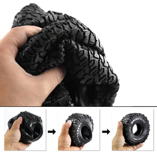 Neumáticos de rueda Rock Crawler de 1,9"" 4 piezas para coche de radiocontrol 1/10 TRX-4 SCX10 D90 D110 - Imagen 8 de 10