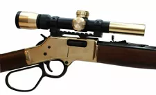 Brass Rifle Scope - Extended - For Henry Big Boy & Henry Lever Action Rifles