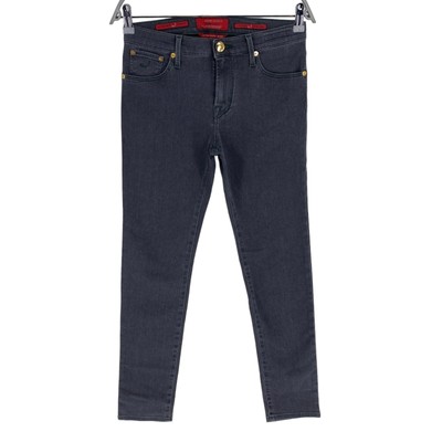 Jacob Cohen Damen Kimberly Dunkelblau Slim Jeans Hose W28 L30 Made IN Italien