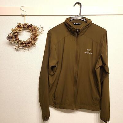 ARC'TERYX Nodin Jacket Khaki Unisex Lightweight Windproof ARC'TERYX Nodin Jacket Khaki Unisex Lightweight Windproof