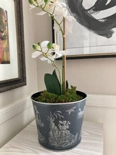 OKA Medium Gonglin Planter Petrol 8 1/2"