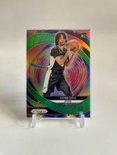 2024-25 Panini Prizm Stephon Castle RC Instant Impact Green Prizm #4 Spurs