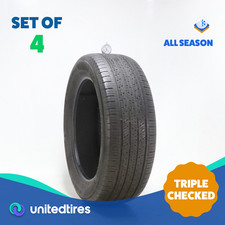 Set Of 4 Used 23555r19 Kumho Crugen Hp71 Ev K-silent 101h - 5-732 16lxy