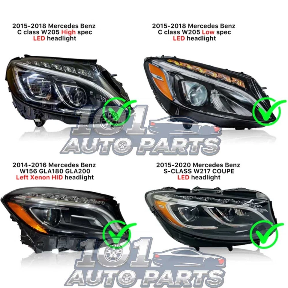 Placas LED RGB Angel Eye DRL para Mercedes-Benz S500 S560 S63 S65 AMG 2015-2020 Foto 4 de 4