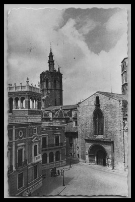 Ansichtskarte Valencia / Plaza del Arzobispo - Spanien