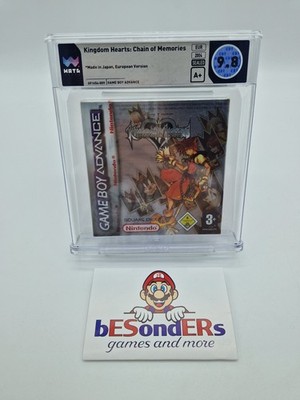 Kingdom Hearts Chain of Memories - WATA 9.8 A+ Red Strip - Nintendo Gameboy VGA