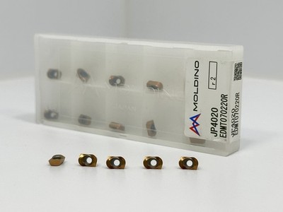 MOLDINO EDMT070220R | New Carbide Inserts 065244 | Grade JP4020 | 15pcs