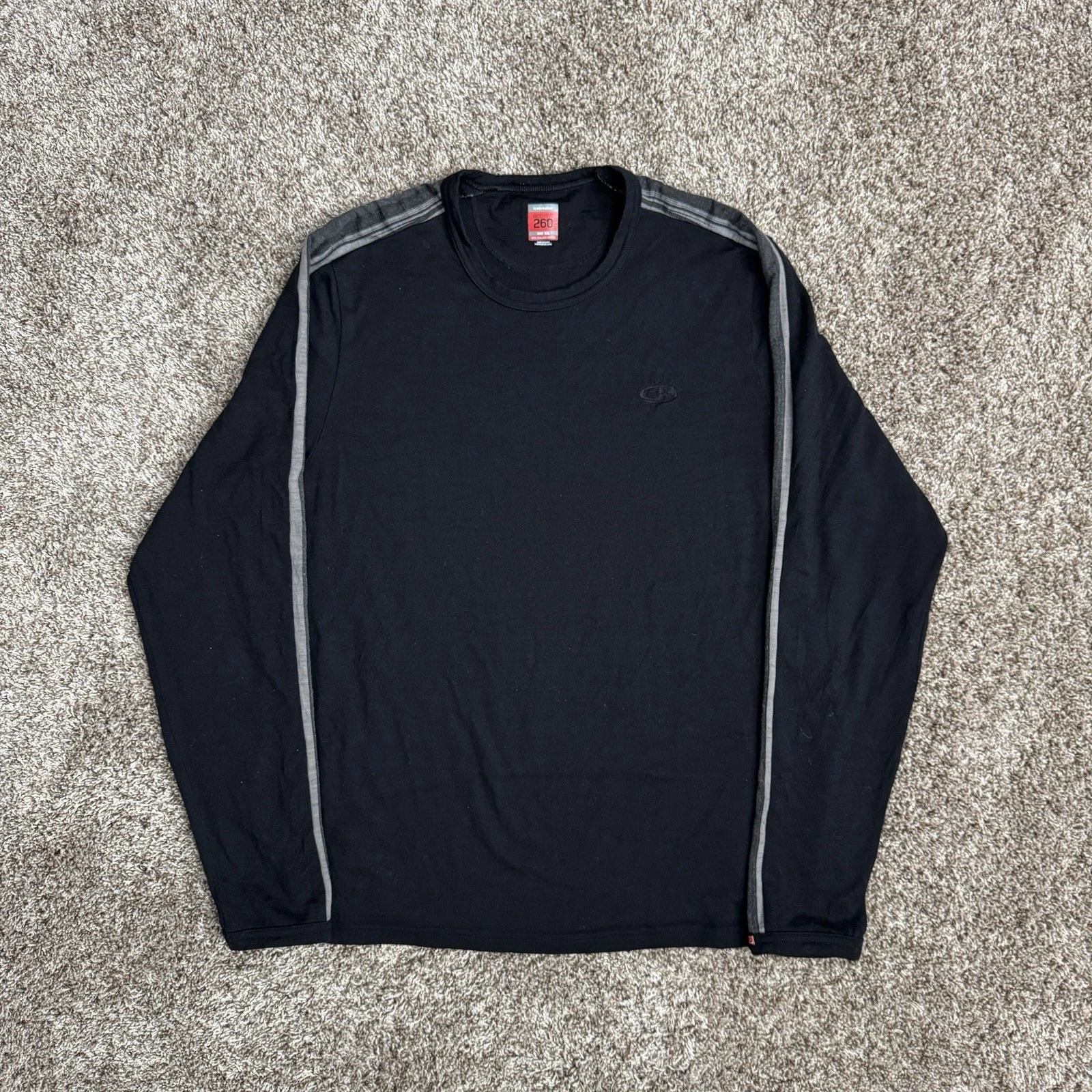 Icebreaker Bodyfit 260 Men's 2XL Merino Wool Long Sleeve Base Layer Thumbholes