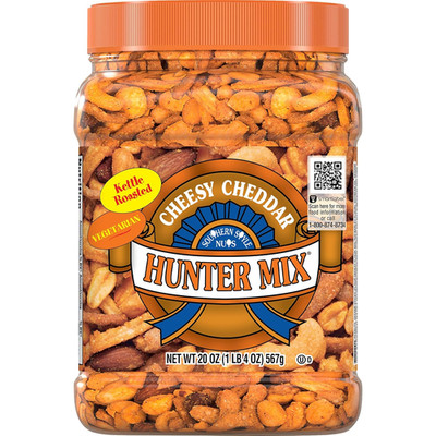 Cheesy Cheddar Hunter Bulk Trail Mix, 20 oz (Pack of 1), Roasted Peanuts, Sesame